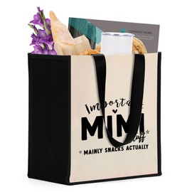 Funny Grandma Gifts Mimi Gifts Grandma Birthday Gifts Tote Bag Reusable Grocery Bags Beach Bag Thank You Mothers Day Christmas Grandmothers Day Gifts for Grandma Granny Nana Gifts Ideas for Grandma