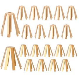 Tinoaly 20pcs Universal Golf Shaft Adapter Shims, Durable Brass Shaft Shims for 335 350 355 370 Iron Clubs 6 Leg & 8 Leg Golf Club Spacer Fitting Accessories