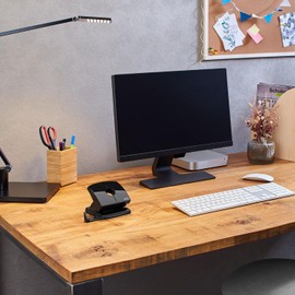 Novus B 220 Paper Hole Punch 20 Sheets with Stop Rail Metal / Plastic Black