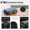 KIWIFOTOS 132 Slots SD Memory Card Case IP67 Waterproof for