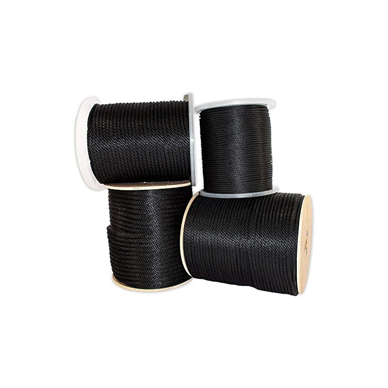 SGT KNOTS Solid Braided Polypropylene Derby Rope – Durable, Weatherproof