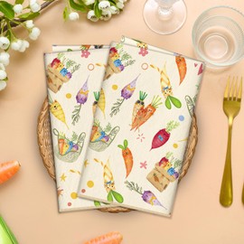 Arquiel Cute Funny Microfiber Kitchen Towel 2Pcs, 40 × 60 cm Soft Absorbent Hand Towel Dish Towel, Thick Dish Cloth Tea Towel for Kitchen,Anniversary,Wedding,Decoration