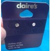 Claire’s One Cute Pair Of Claire's Sterling Silver Round Silvertone