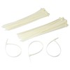 [100 pieces] Nylon 100 Pcs Nylon Cable Ties 3.9 inches