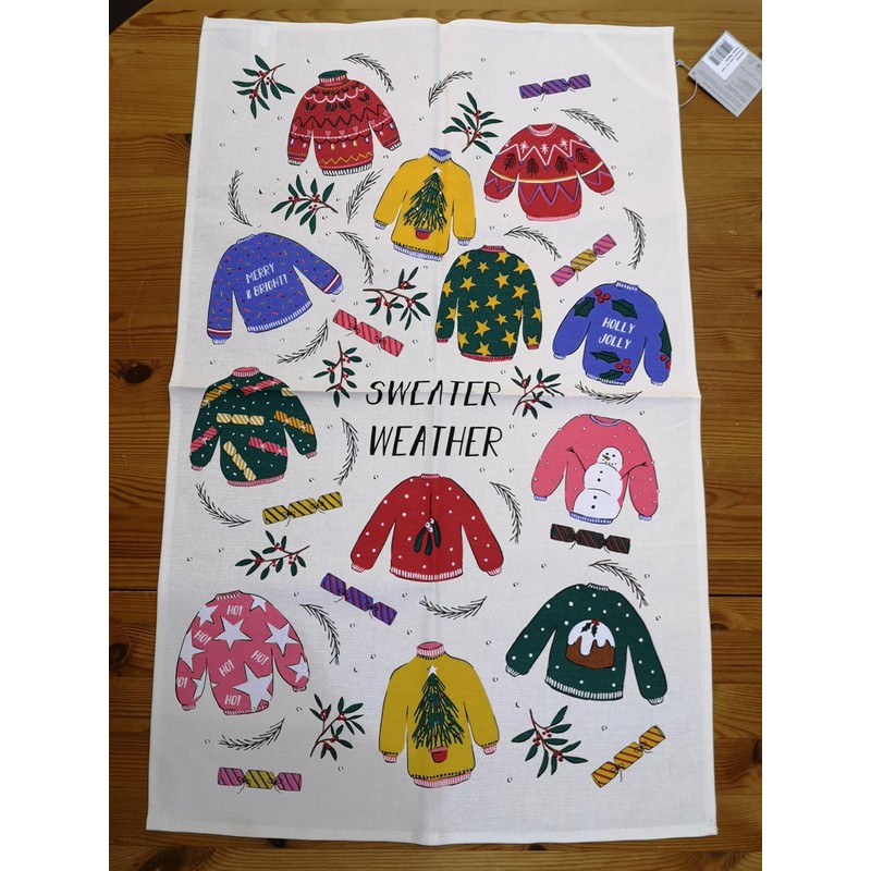 Ulster Weavers - Christmas Sweaters Tea Towel (74 x 48cm)
