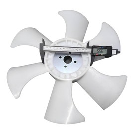 Zrbectay 6-Blade Fan 17362-74110 1906-1011 Compatible with Kubota Tractor L2650 L2900 L2950 L3250 L3250DT L3250F
