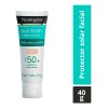 Neutrogena protector solar facial tono claro sun fresh derm care