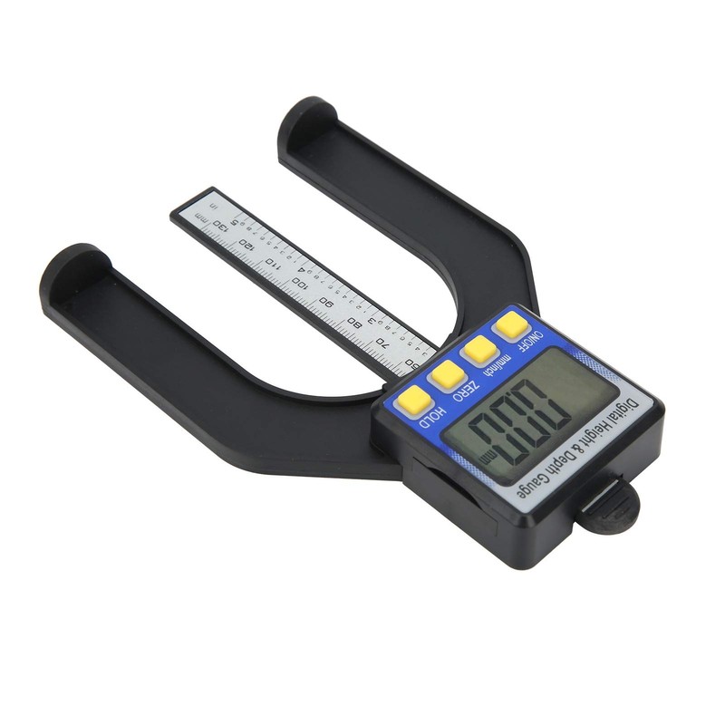 0‑80mm Digital Height Gauge Depth Gauge, Horizontal Vertical Measuring Tool