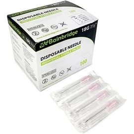 Bainbridge 21 Gauge Disposable Needle, 1-Inch (Box of 100)