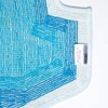 HOMESCAPES - 100% Cotton Washable Tufted Blue Elephant Rug 60