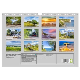 RÜGEN UND HIDDENSEE Ein fantastischer Spätsommer (Wandkalender 2026 DIN A4 quer), CALVENDO Monatskalender
