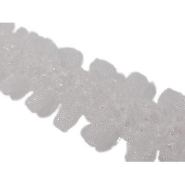 Kirari Handicraft Club No.3135 Ribbon Blade for Crafts, White (White) Width 0.8 inches (2 cm) x Length 6.6 ft (2 m)