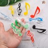 WANDIC 20 Pcs Plastic Sheet Music Stand Sheet Book Page