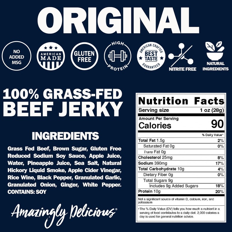 Field Trip Beef Jerky, Gluten Free Jerky, Low Carb, Healthy