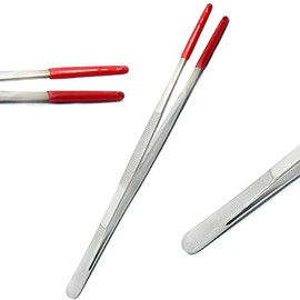 AAProTools Steamer Cleaner Tweezers Rubber Red Pvc Tip Safety Bead Tool