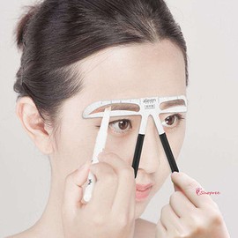 Shop Free P01 Eyebrow drawing guide drawing frame ruler eyebrow frame xyz698 female type / 눈썹그리기 가이드 그리는틀 눈금자 눈썹틀xyz698 여성형