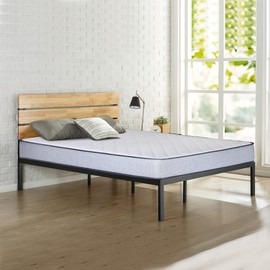 Treaton, Foam Mattress 7-Inch Medium Firm Tight top High Density Foam Mattress, 75" x 30", Gray