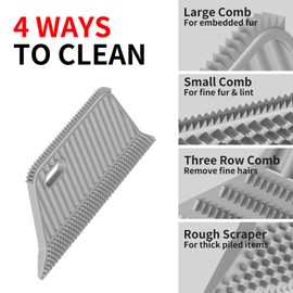 Pet Hair Removal Soft Brush,Dog hair remover for car,Pet Hair Removal Soft Rubber Sheet,Dog hair remover,Cat hair remover,Pet hair removal tool for Carpet,Car Mat,Couch,Pet Bed,Furniture,Rug(2 PCS)