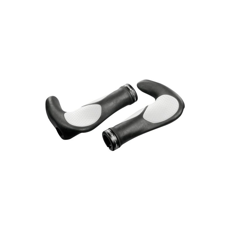 ergotec Lenkergriffe Aksb-09.2/2, schwarz/weiß, 61536001