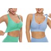 SEGRILA Women's Sports Bra Set without Underwire, Crossback, Yoga Bustier,