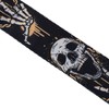 Guitar Strap Cool Skeleton Design Adjustable 2 Inches Wide Polyester