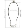 Lamp Shade Harp Holder,Silver Lamp Harp Fits E26 Light Saddle