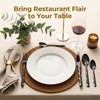 Culterman Modern Silverware Set, Stainless Steel Flatware, Twisted Handle Design,
