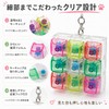 キーボード キーホルダー 9マスキーボード 透明 5色 猫耳キーキャップ 猫ちゃん フィジェットトイ クリッカー フィジェット
