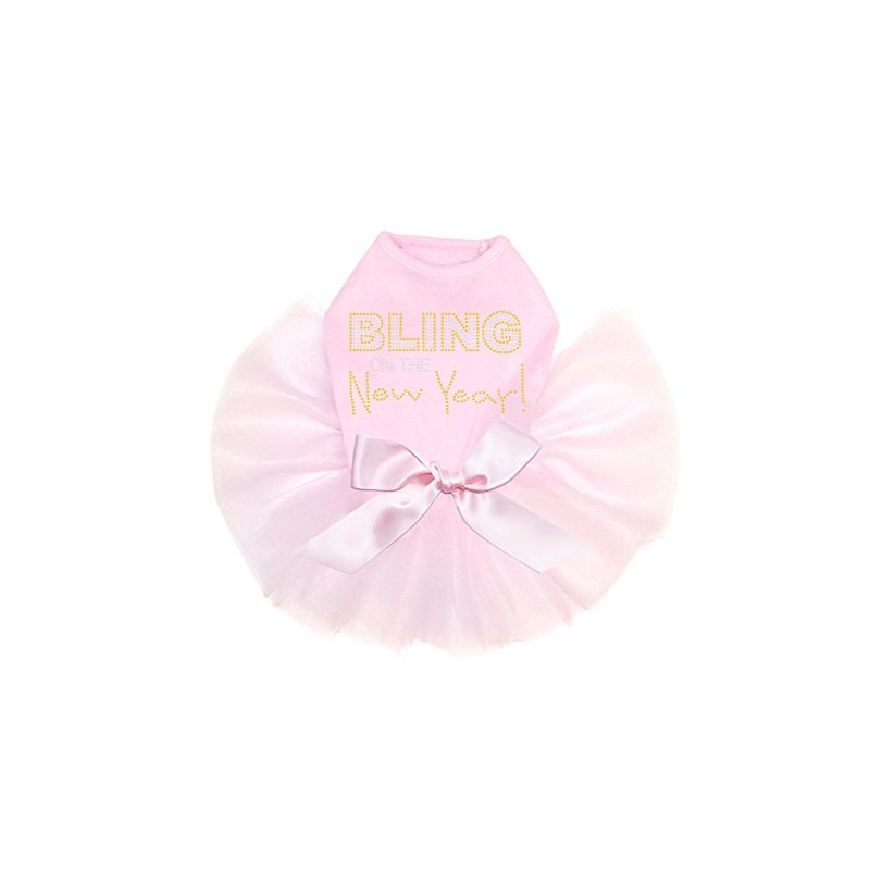 Bling on The New Year- Bling Rhinestone New Year Dog