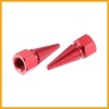 Partuto 8pcs Red Car Spike Wheel Tyre Tire Valve Air