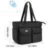 LoDrid Visit Nursing Bag Nurse Medical Bag Large Capacity A4