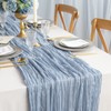 DROMCOM Cheesecloth Table Runner, 90 cm x 300 cm, Dusty