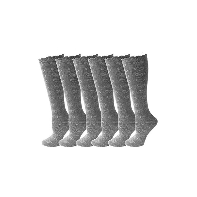 The Essentials Wardrobe GIRLS 6 PACK TEW KNEE HIGH SOCKS