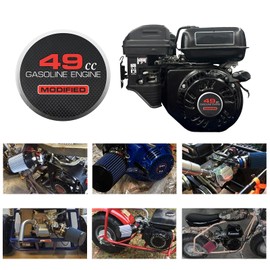 SOFO 2pcs 49cc Modified Pull Starter Sticker - for Predator 212 Engine for Coleman BT200X CT200U KT196 Baja MB200 Performance Parts Go Kart Mini Bike for Honda 196cc 224cc 200cc Engine