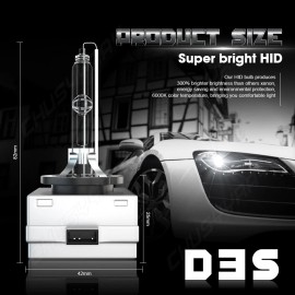 CHUSYYRAY For Buick Enclave 13-17 HID LED Headlights Hi/Lo Beam + Turn Signal Light Bulbs