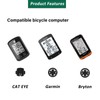 Quixotical Out Front GPS Computer Handlebar Mount, Integrated Aero Handlebar