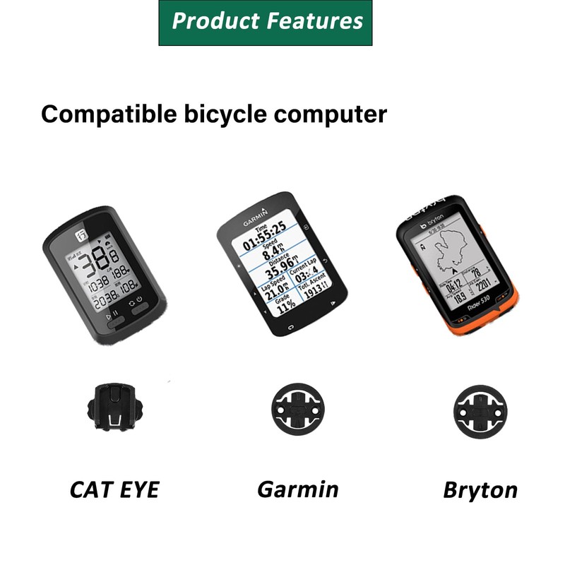 Quixotical Out Front GPS Computer Handlebar Mount, Integrated Aero Handlebar