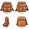 IVTG Genuine Leather Purse and Messenger Bag for Men Fashion