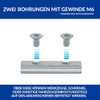NTG Set of 4 slot nuts for airline rails with