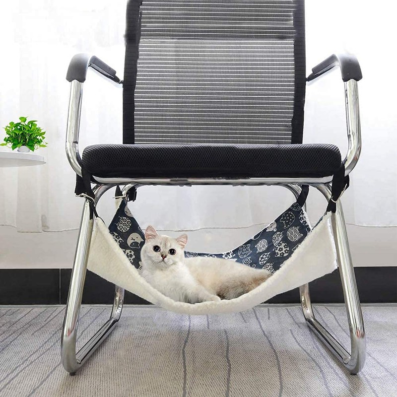 YFFSFDC Cat Hammock Cat Hammock Cat for Chairs, Cages, Large,