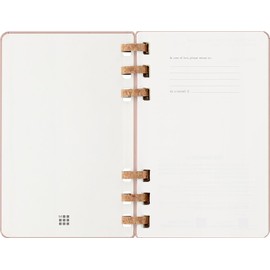 Moleskine Weekly & Monthly Planner, 12-Month Weekly and Monthly Planner, Hard Cover and Elastic Closure, Crush Almond Colour, Large Format 15 x 21 cm