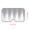 Riloer Aluminum Foil Windshield Sunshade with 2 Suction Cups, Windshield