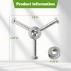 Adjustable Universal Outdoor Spigot Handle for Garden Faucet, Hose Bib