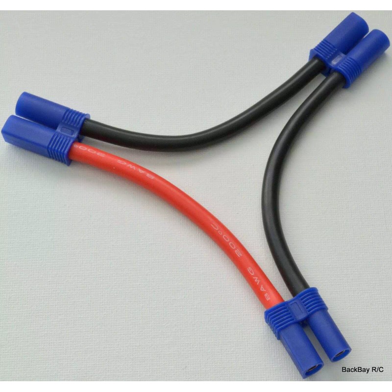 EC5 Series / Serial Lipo Connector with 8awg Wire