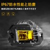 CLOWICSR 2 Pcs 20W 4 LED Work Light Yellow Recessed