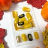 Fall Maple Leaf Press on Nails Short Square Fake Nails