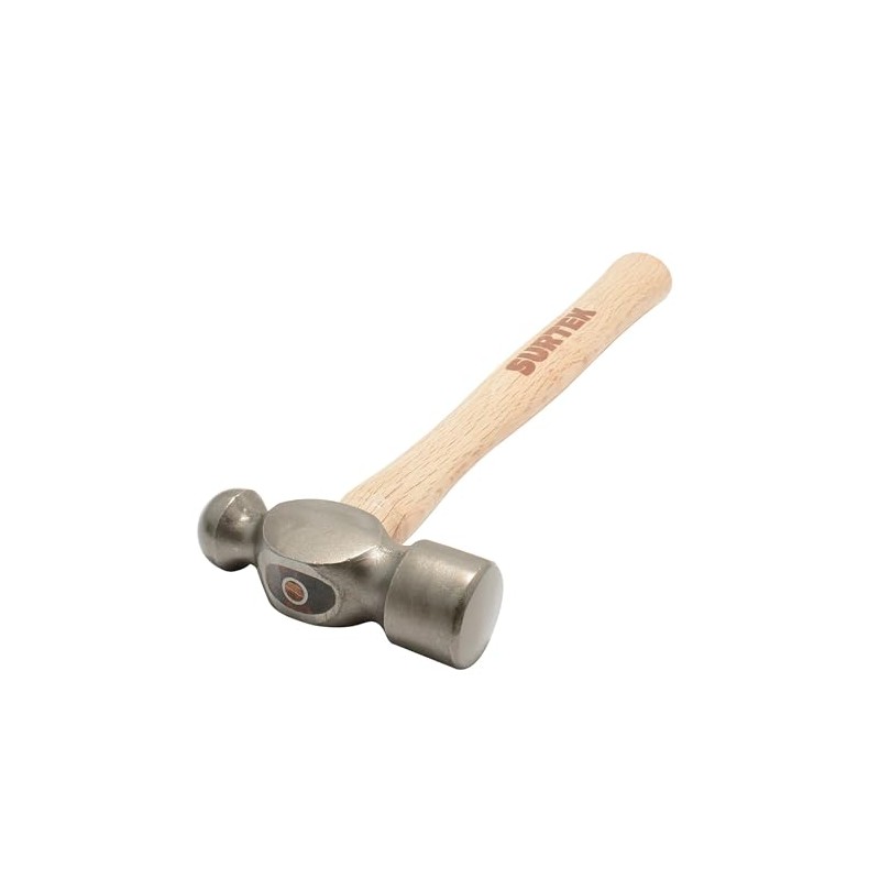 Surtek 12S Martillo de bola pulido con mango de madera