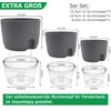 iDattel Flower Pot with Watering System, Herb Pot Kitchen Set,