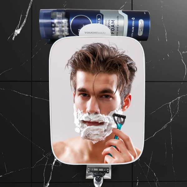 TOUCHBeauty - Espejos de ducha para hombres, espejo de afeitar