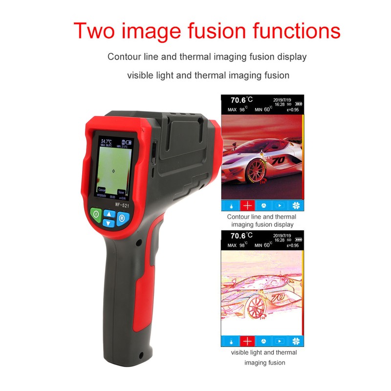 Thermal Imaging Camera Handheld High Resolution PP Housing 2.4in TFT